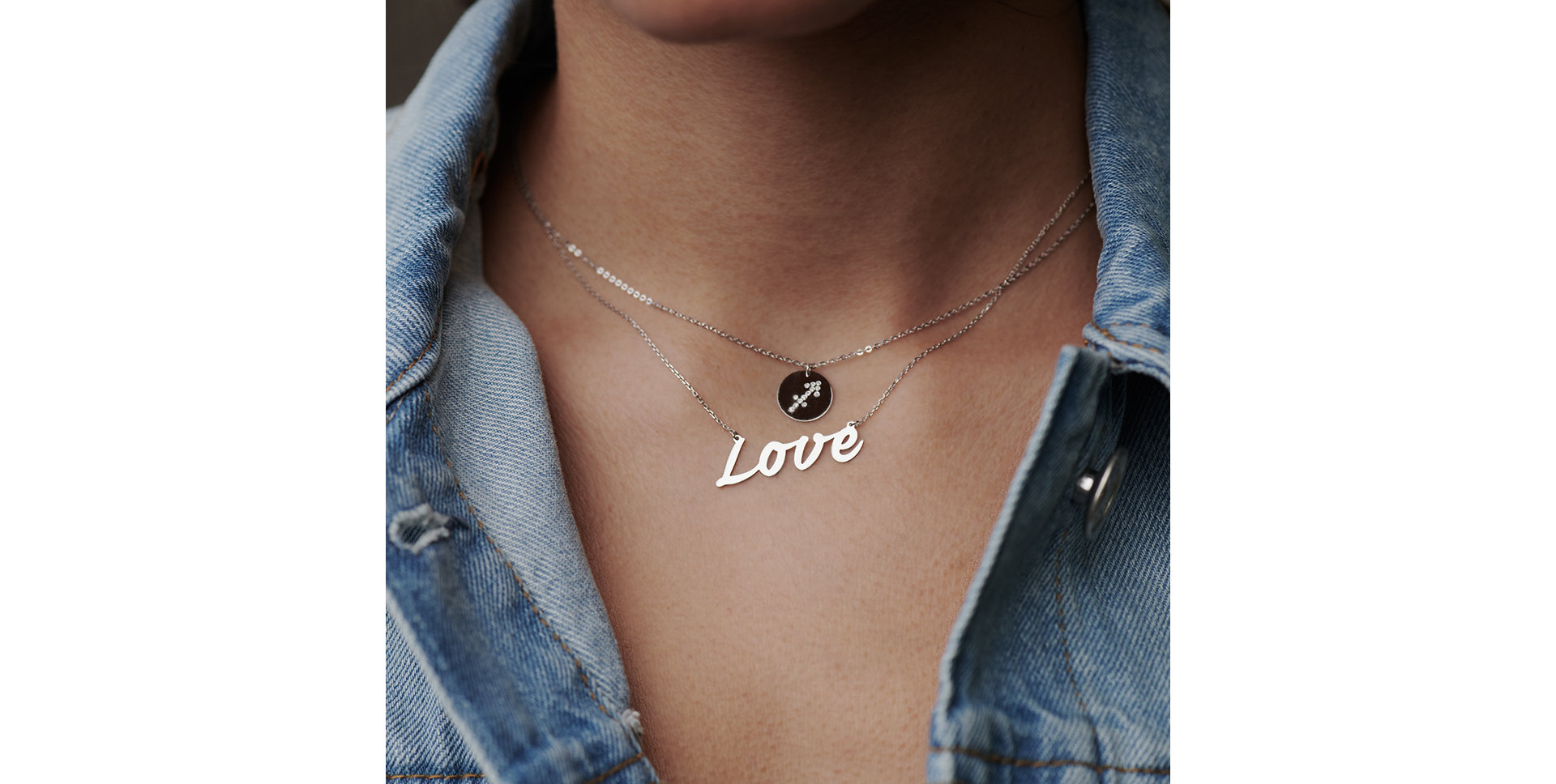 Náhrdelník s diamanty Virgo