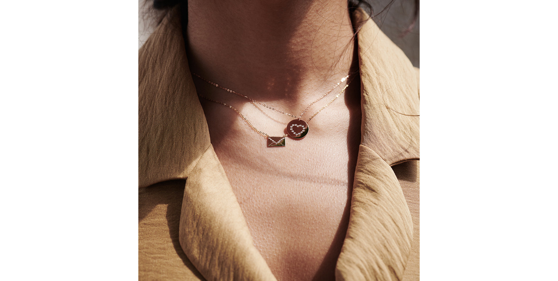 Náhrdelník s diamanty Letter of Love