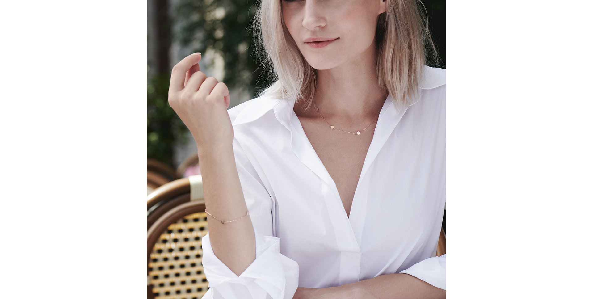 Náhrdelník s diamantem Little Heart