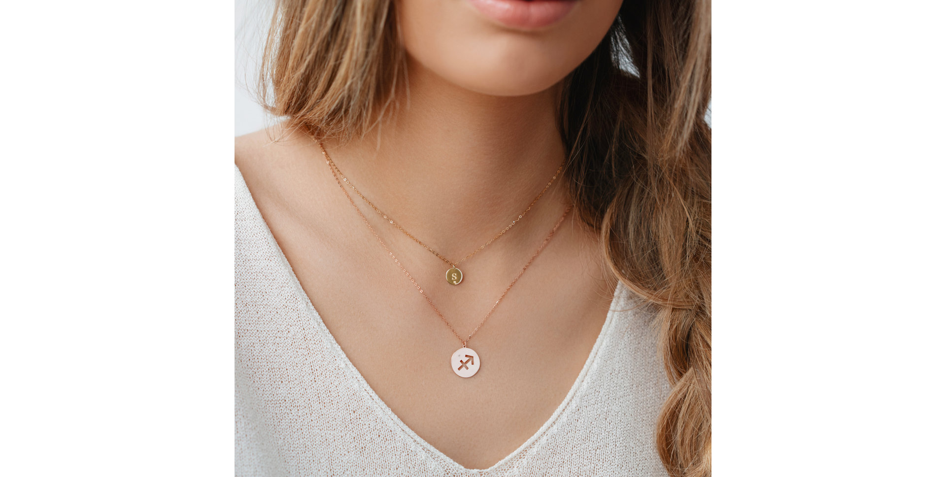 Náhrdelník s diamantem Gemini