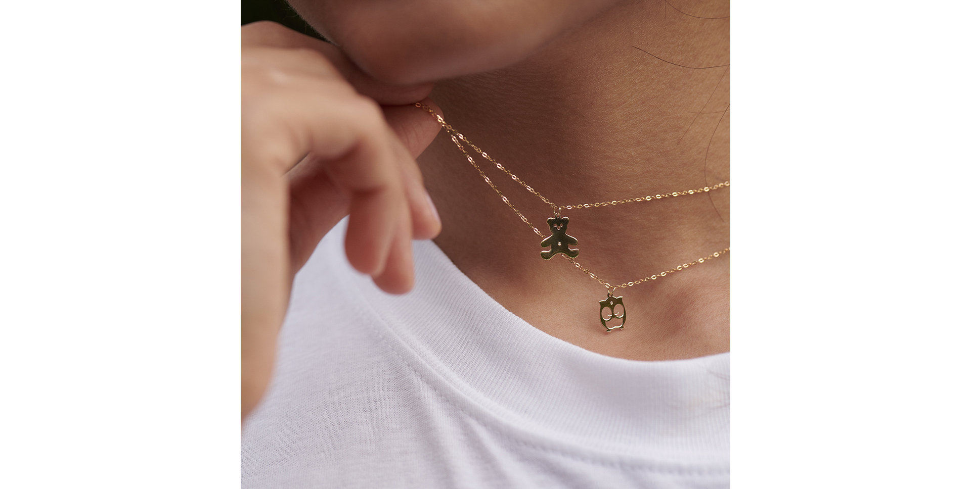 Náhrdelník s diamantem Teddy