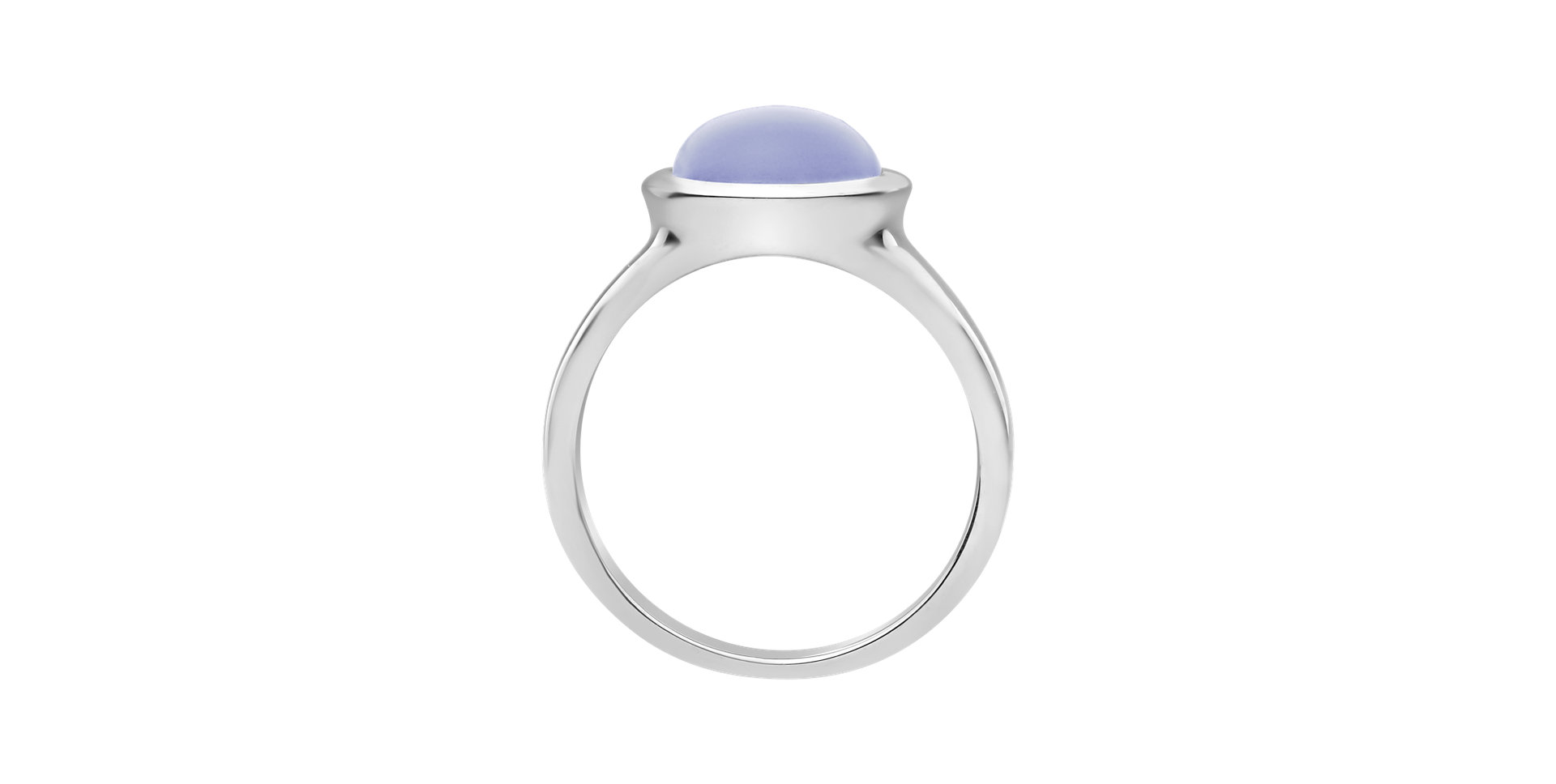 Prsten s chalcedonem blue Bonbon