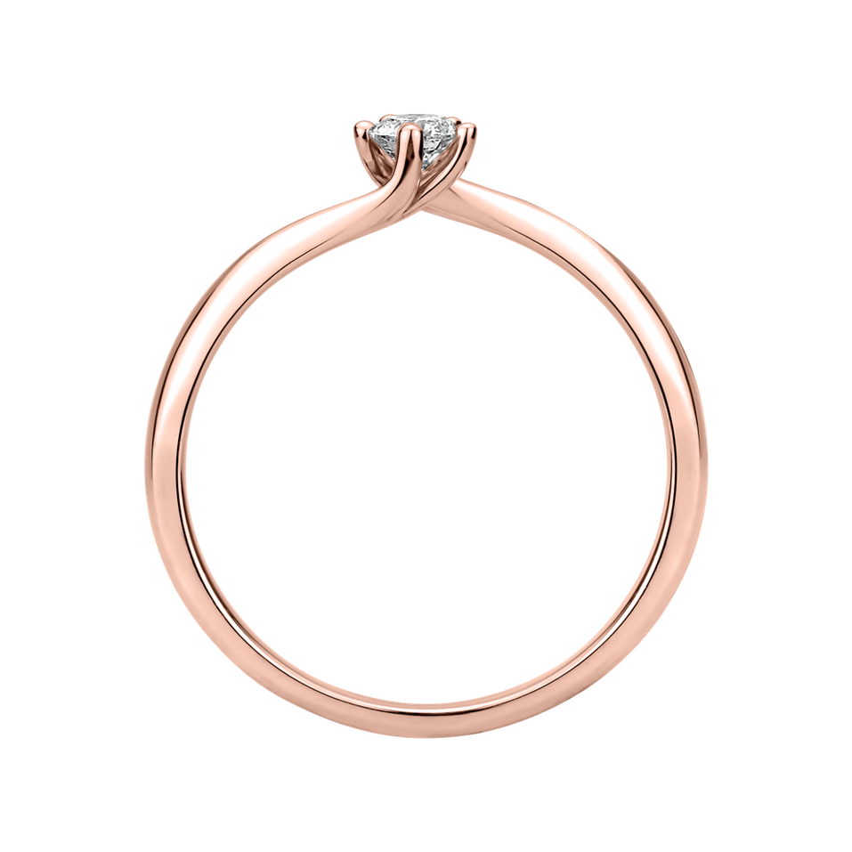 Prsten s diamantem Vivid Love