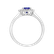 Prsten s diamanty a tanzanitem Princess4