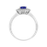 Prsten s diamanty a tanzanitem Princess4