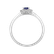 Prsten s diamanty a tanzanitem Princess4