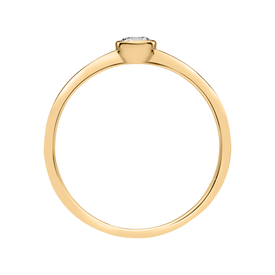 Prsten s diamantem Seductive Glow