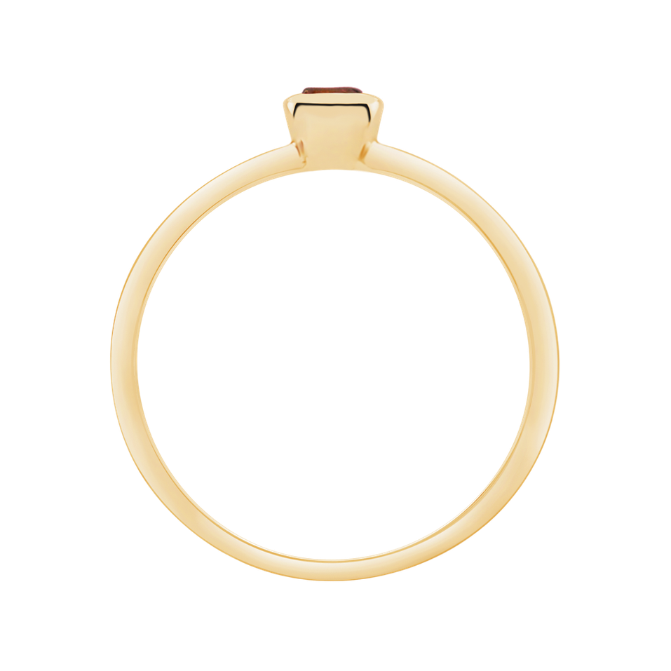 Prsten s citrínem madeira Bonbon