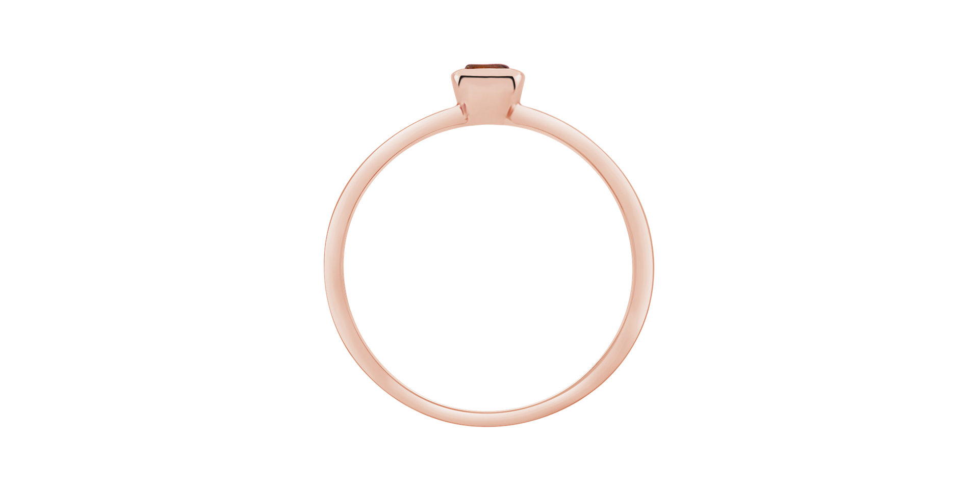 Prsten s citrínem madeira Bonbon