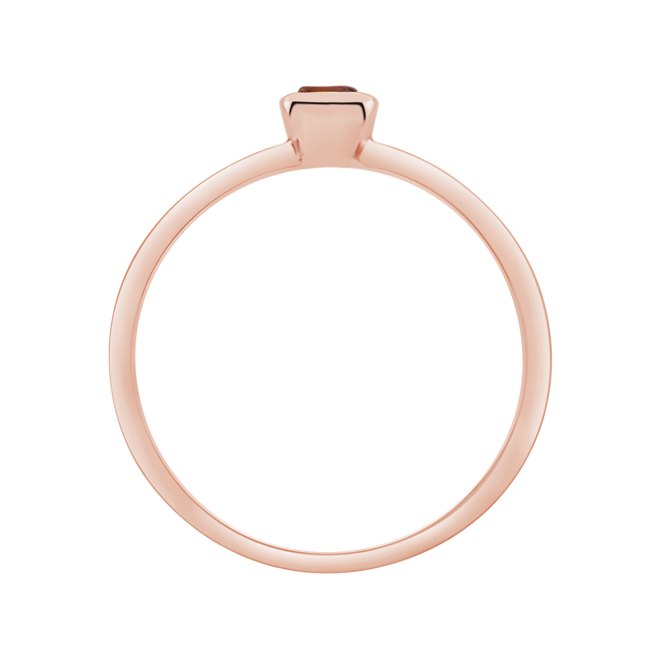 Prsten s citrínem madeira Bonbon