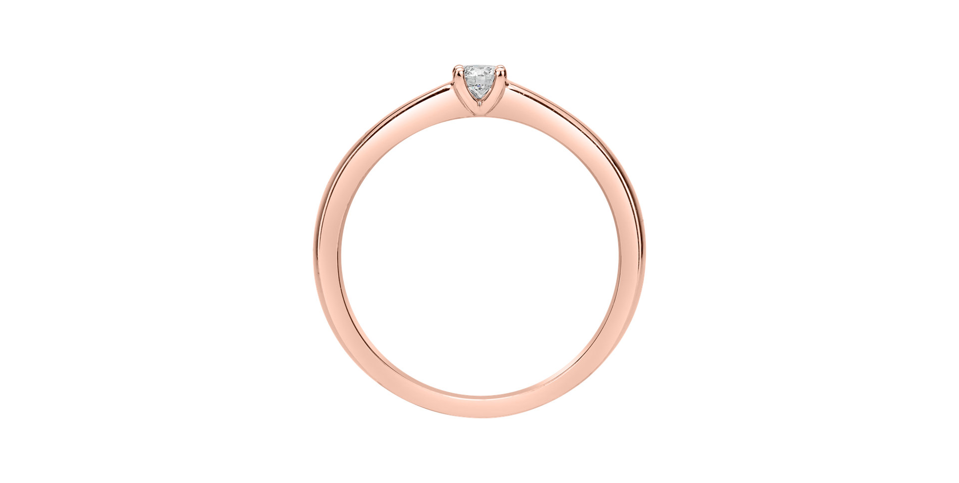 Prsten s diamantem Lovely Spark