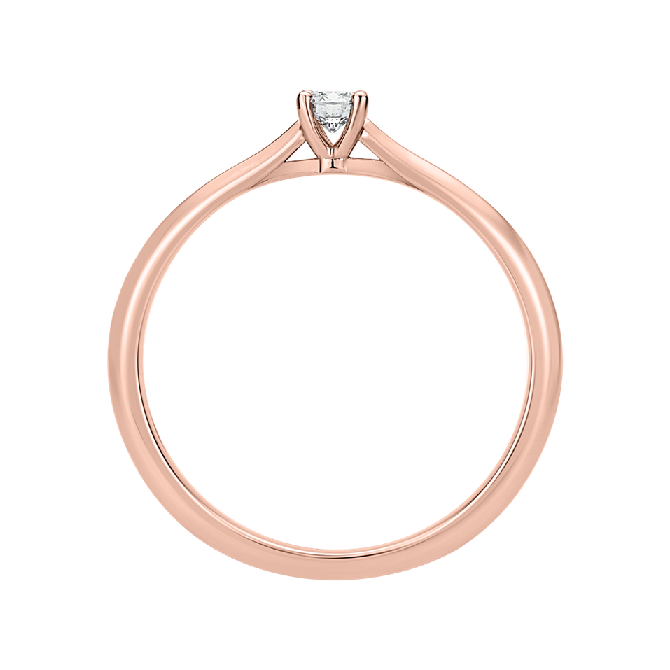 Prsten s diamantem Forever Love