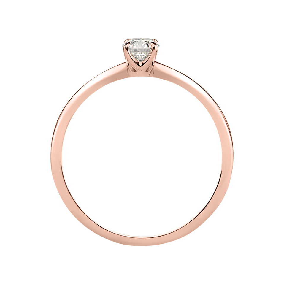 Prsten s diamantem One Love