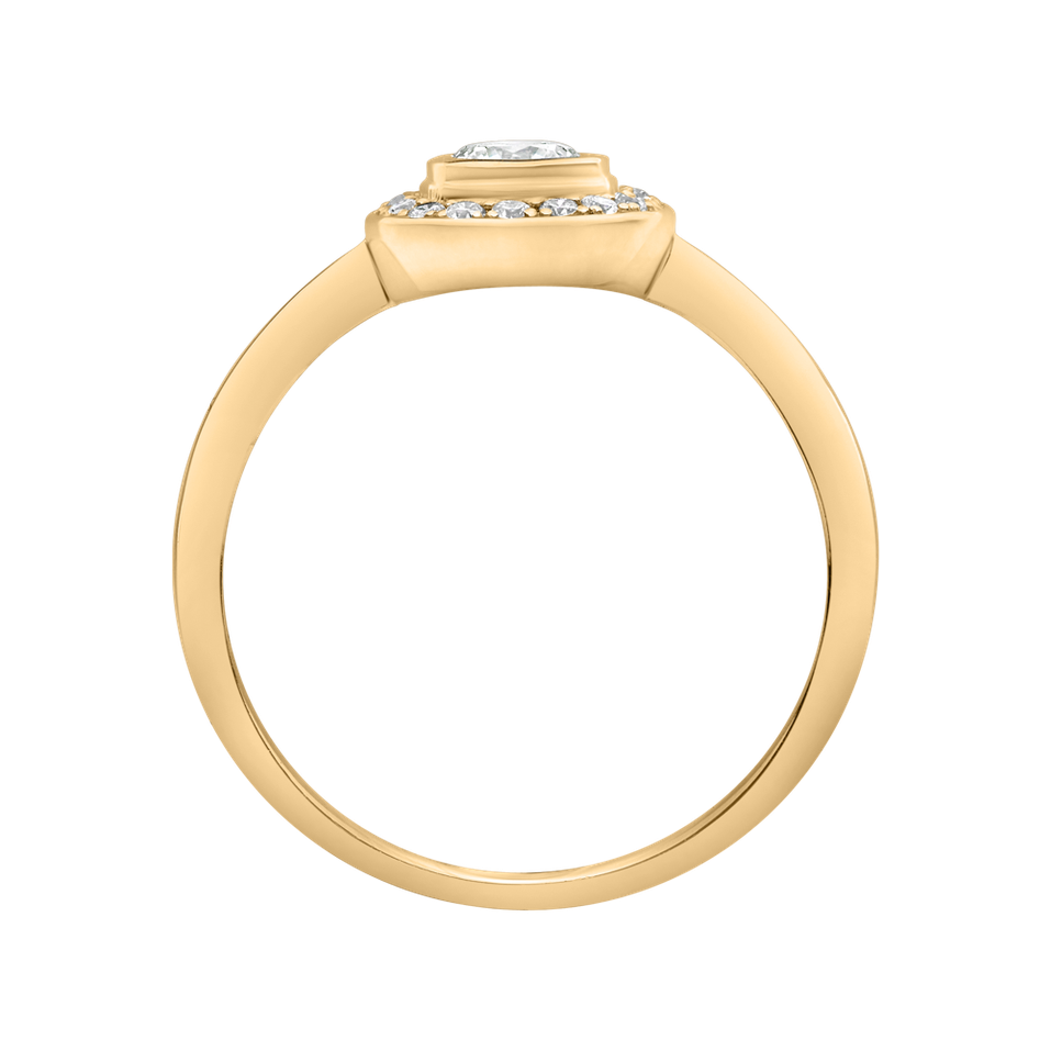 Prsten s diamanty Sun Highness