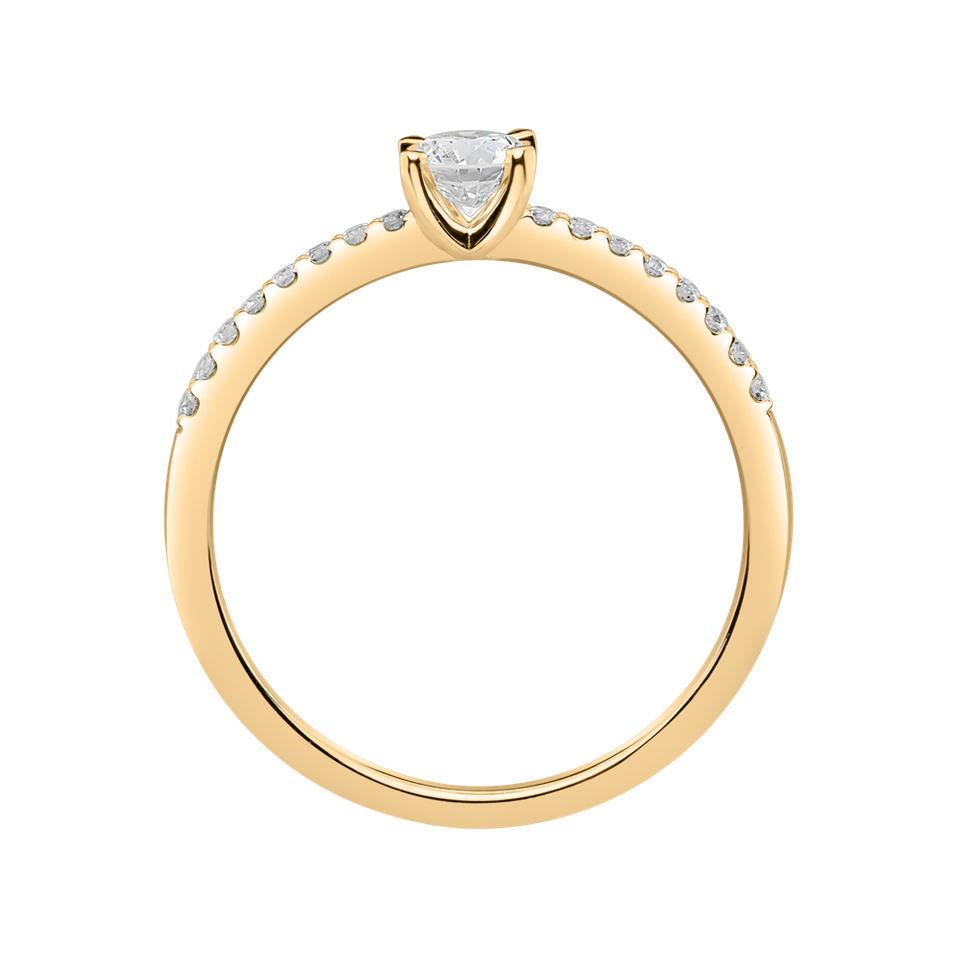 Prsten s diamanty Gem Simplicity