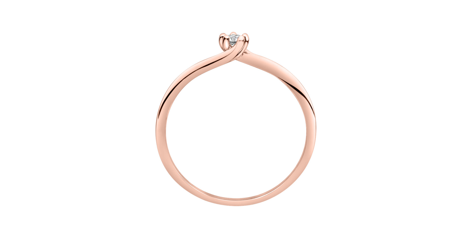 Prsten s diamantem Vivid Love