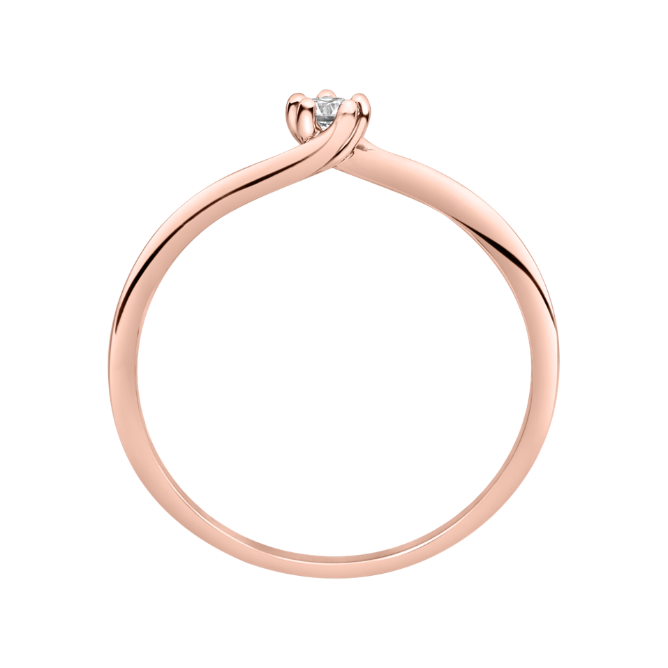 Prsten s diamantem Vivid Love