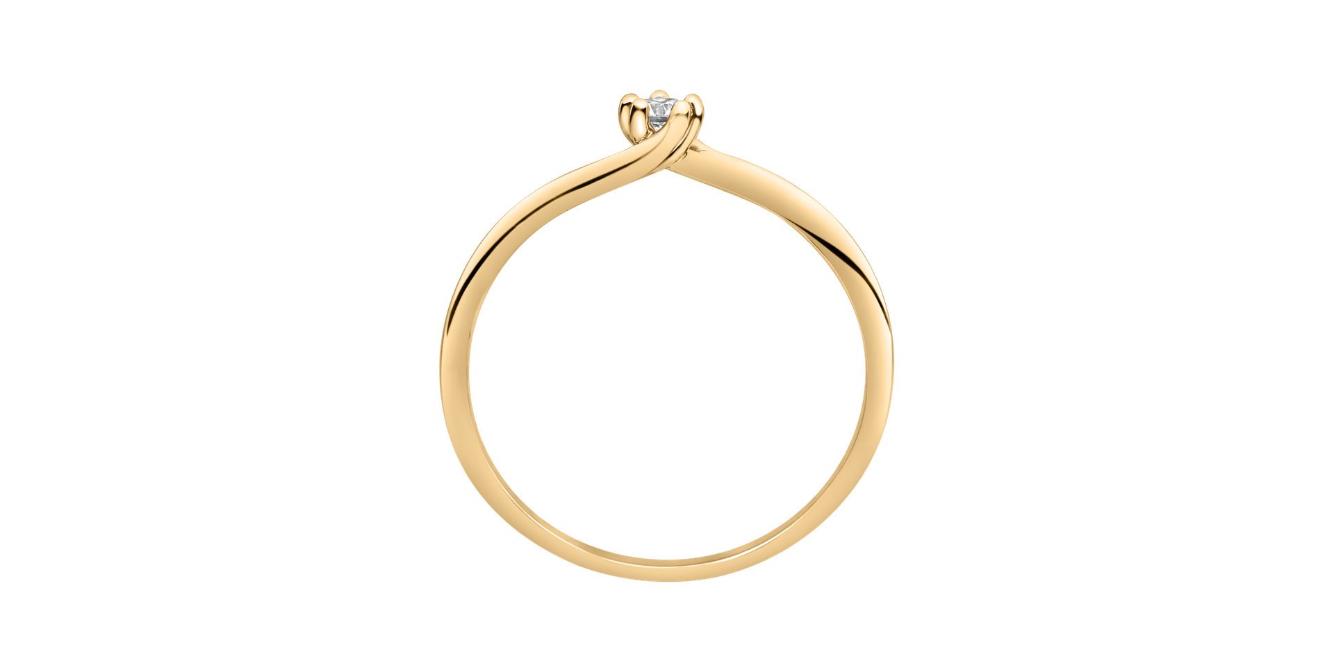 Prsten s diamantem Vivid Love