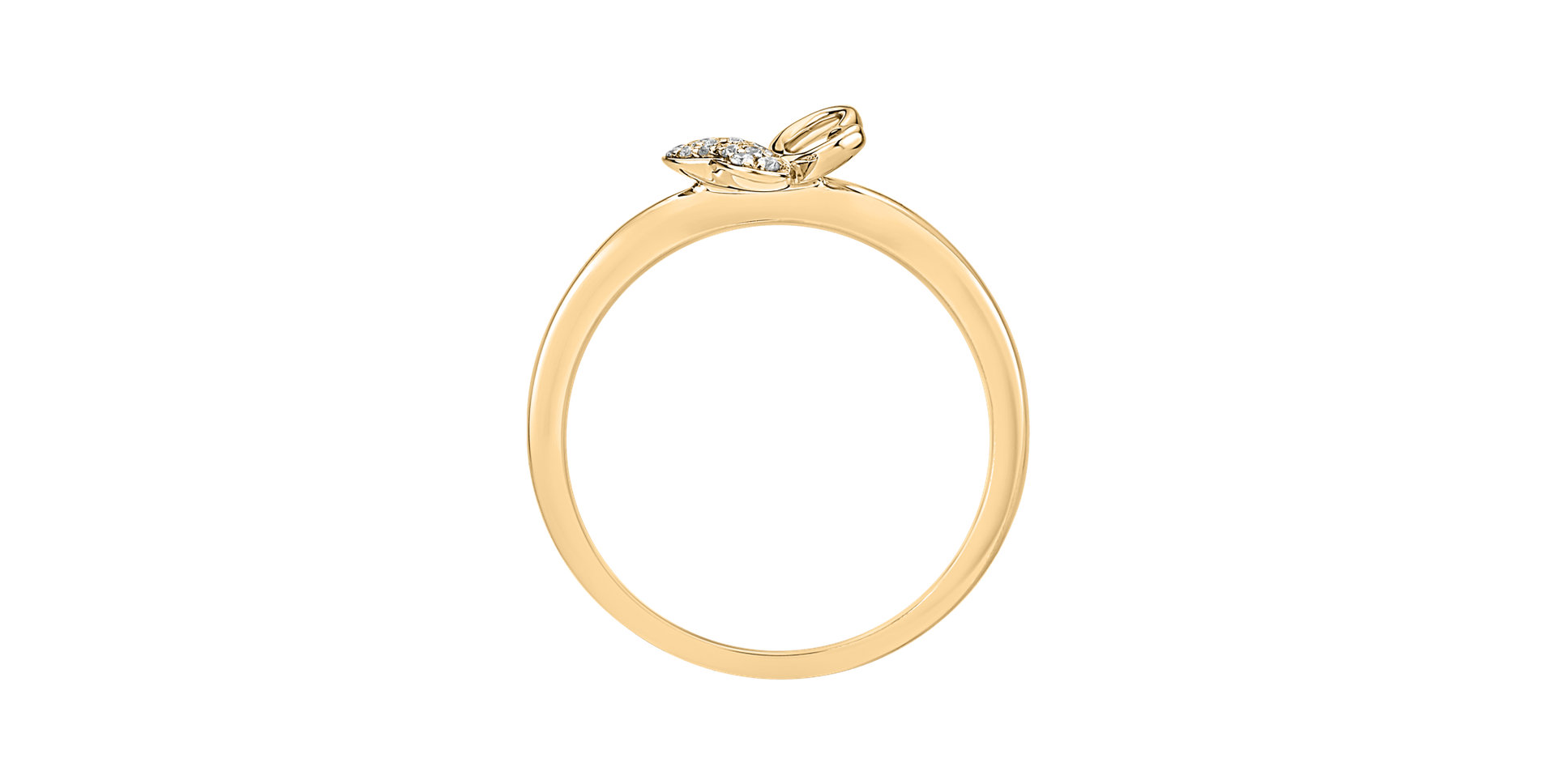 Prsten s diamanty Butterfly