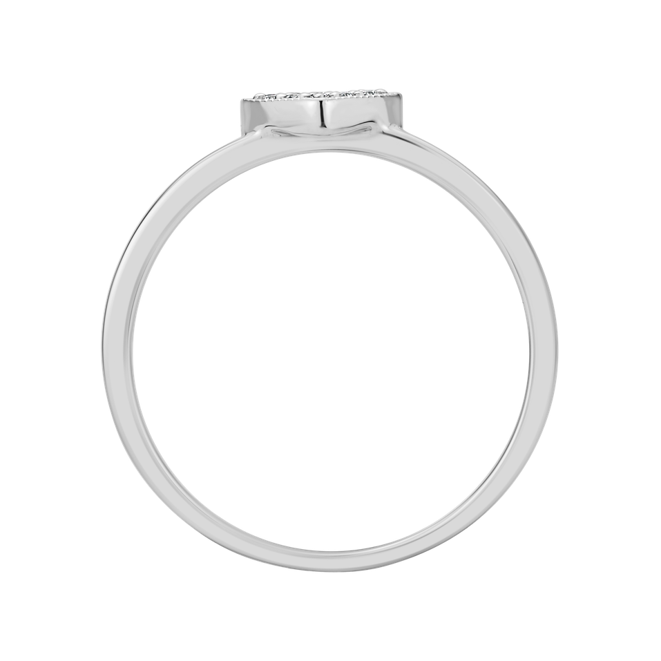 Prsten s diamanty Shiny Heart