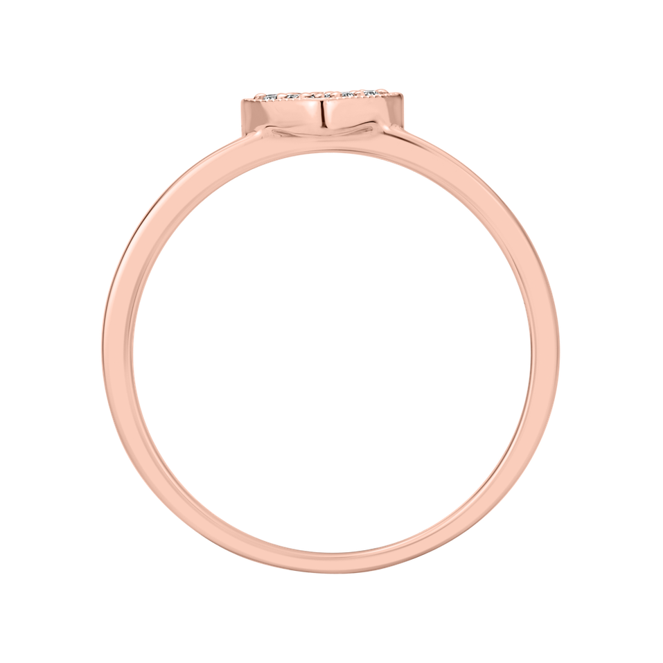 Prsten s diamanty Shiny Heart