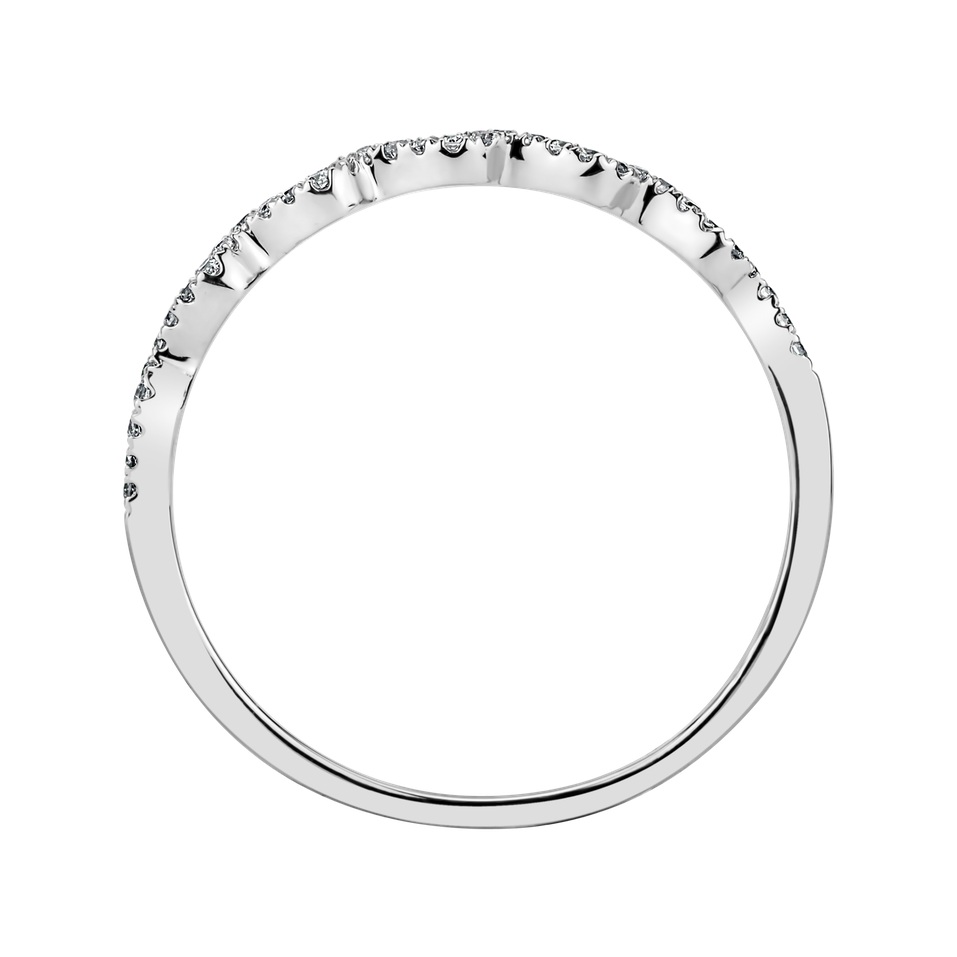 Prsten s diamanty Sparkling Waves