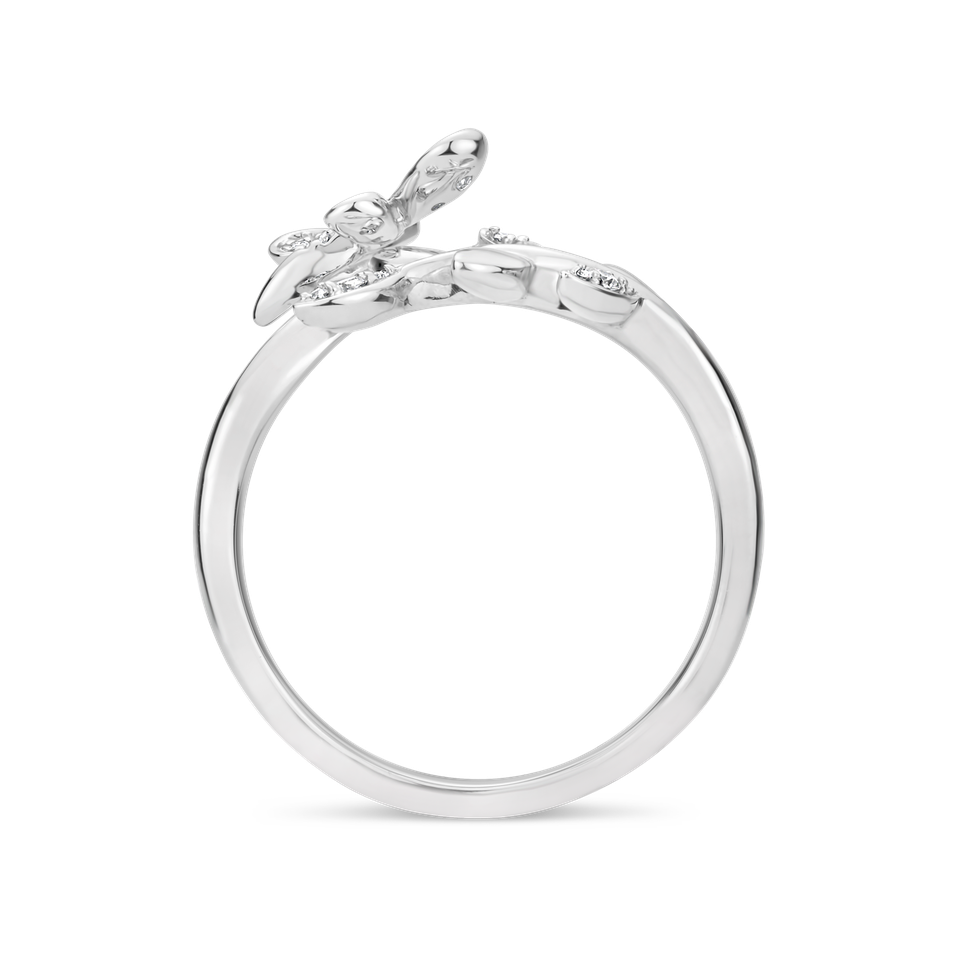 Prsten s diamanty Butterfly