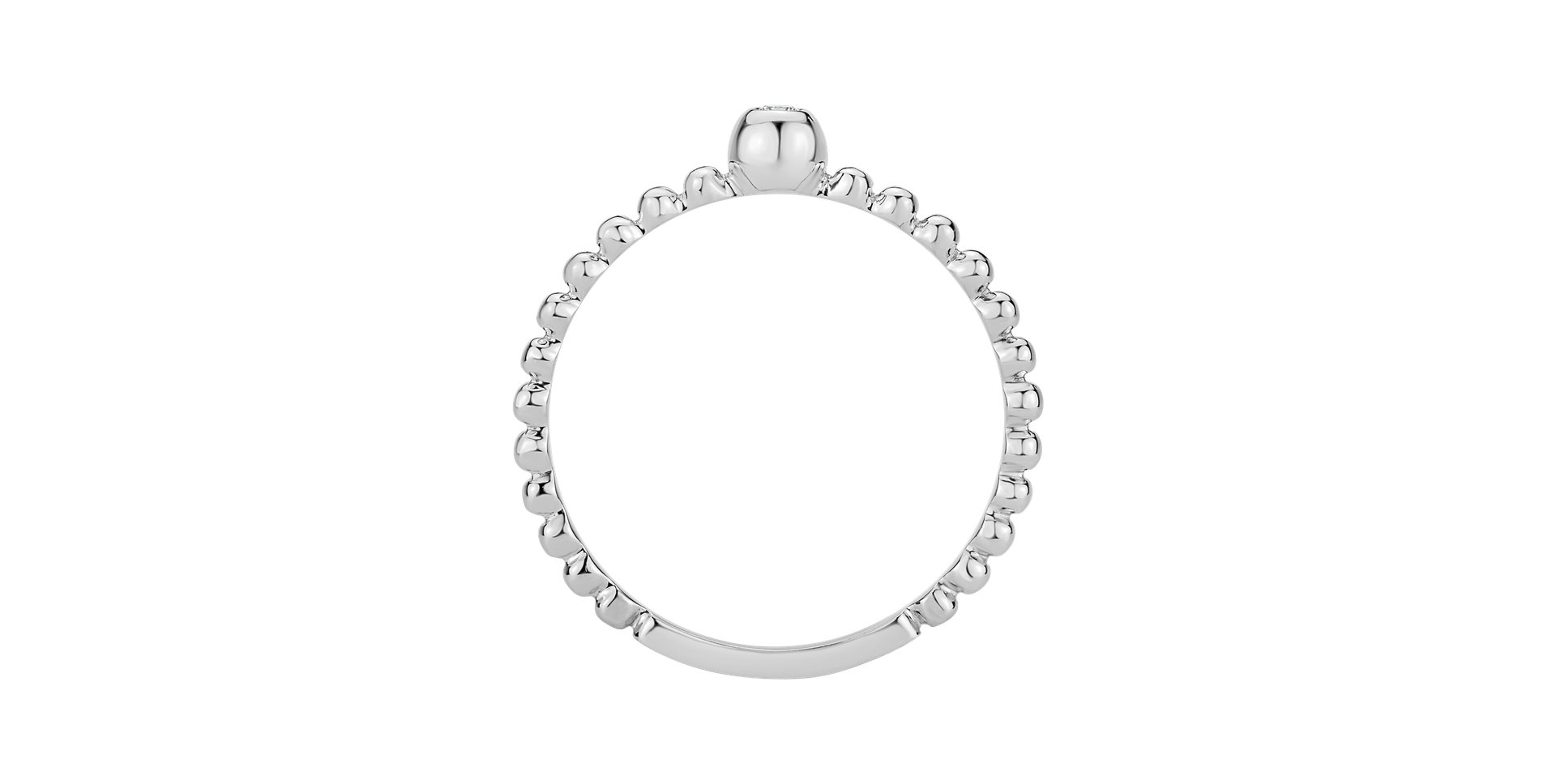 Prsten s diamantem Bubble Kiss