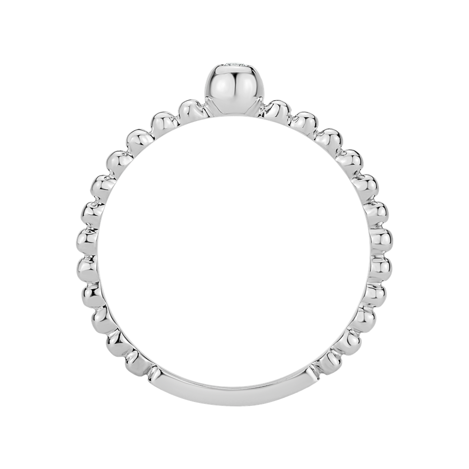 Prsten s diamantem Bubble Kiss