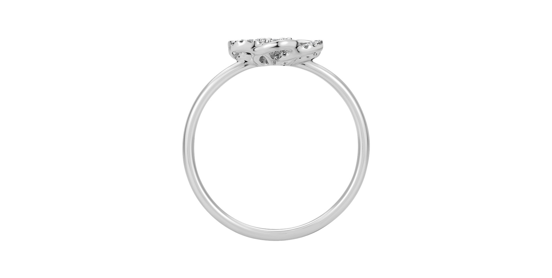 Prsten s diamanty Flower