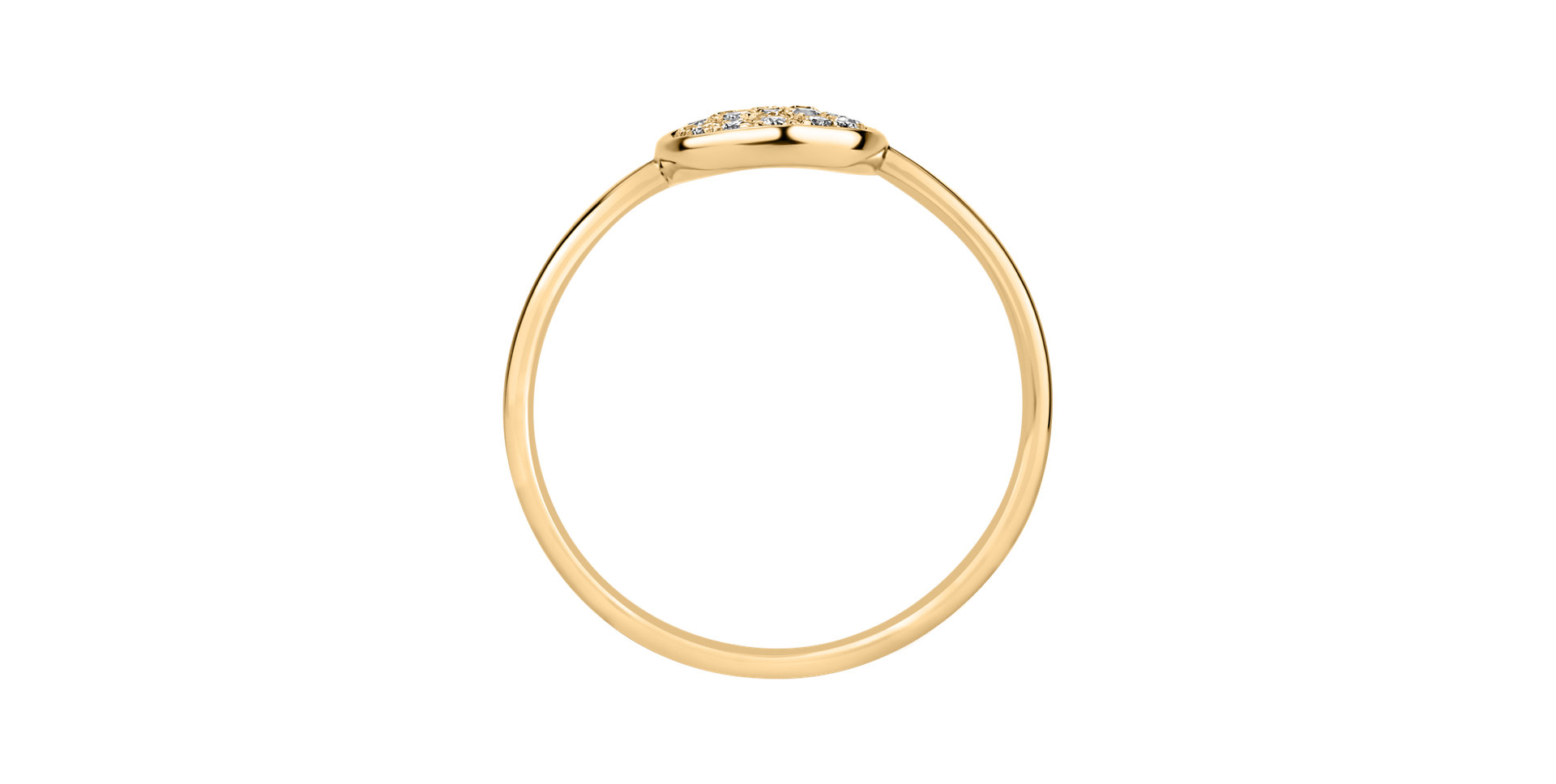 Prsten s diamanty Simplicity