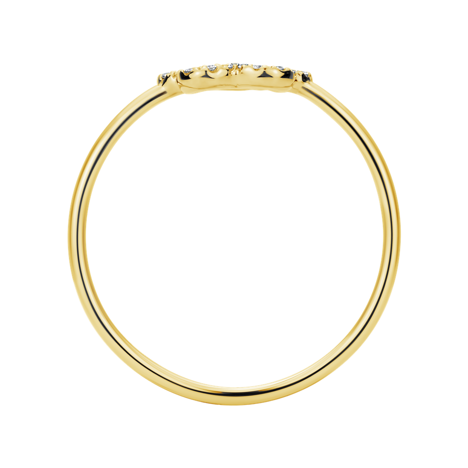 Prsten s diamanty Glamour Flower