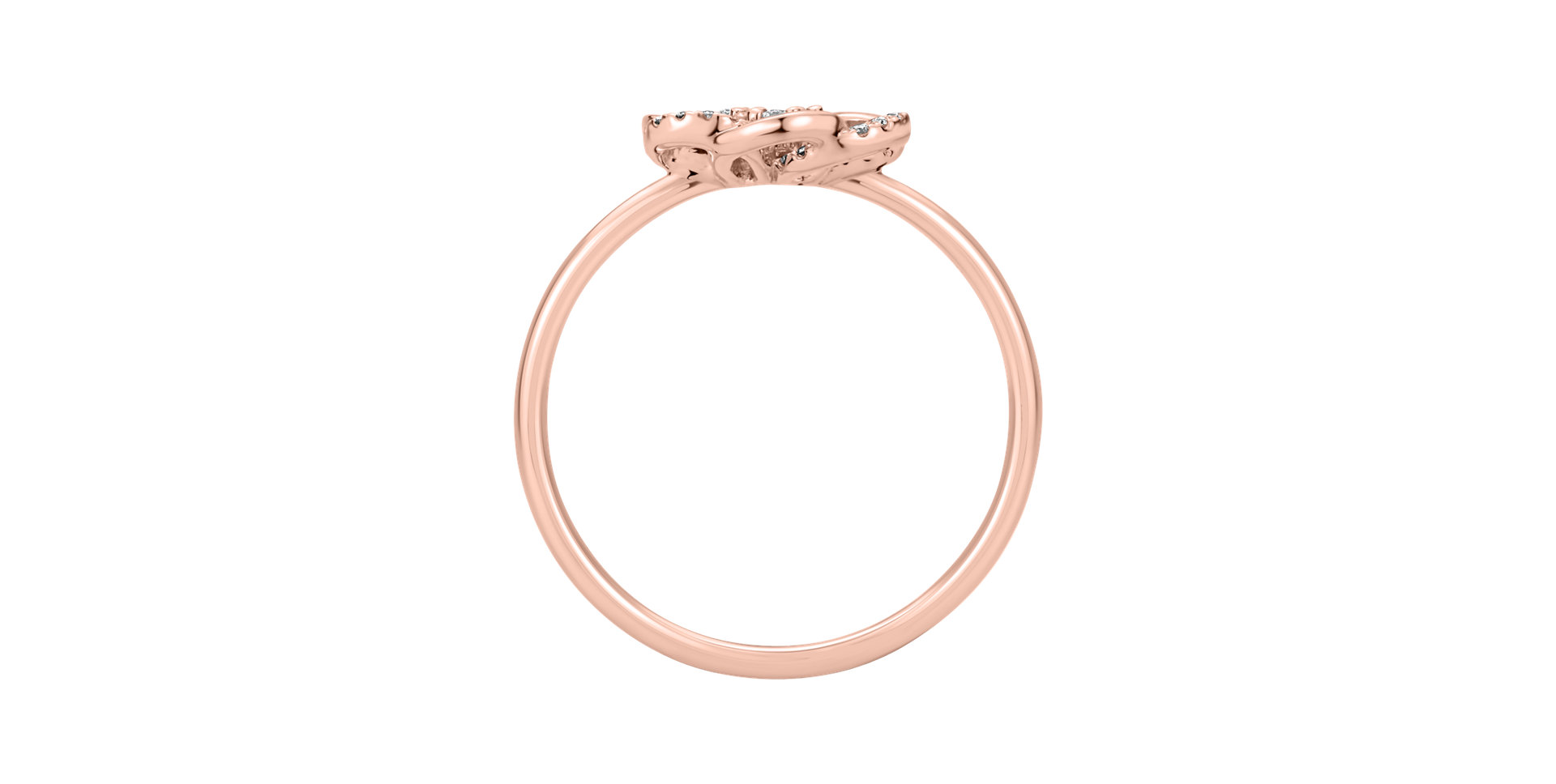 Prsten s diamanty Flower