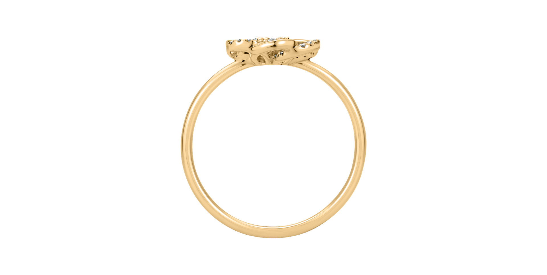 Prsten s diamanty Flower