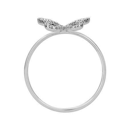 Prsten s diamanty Butterfly