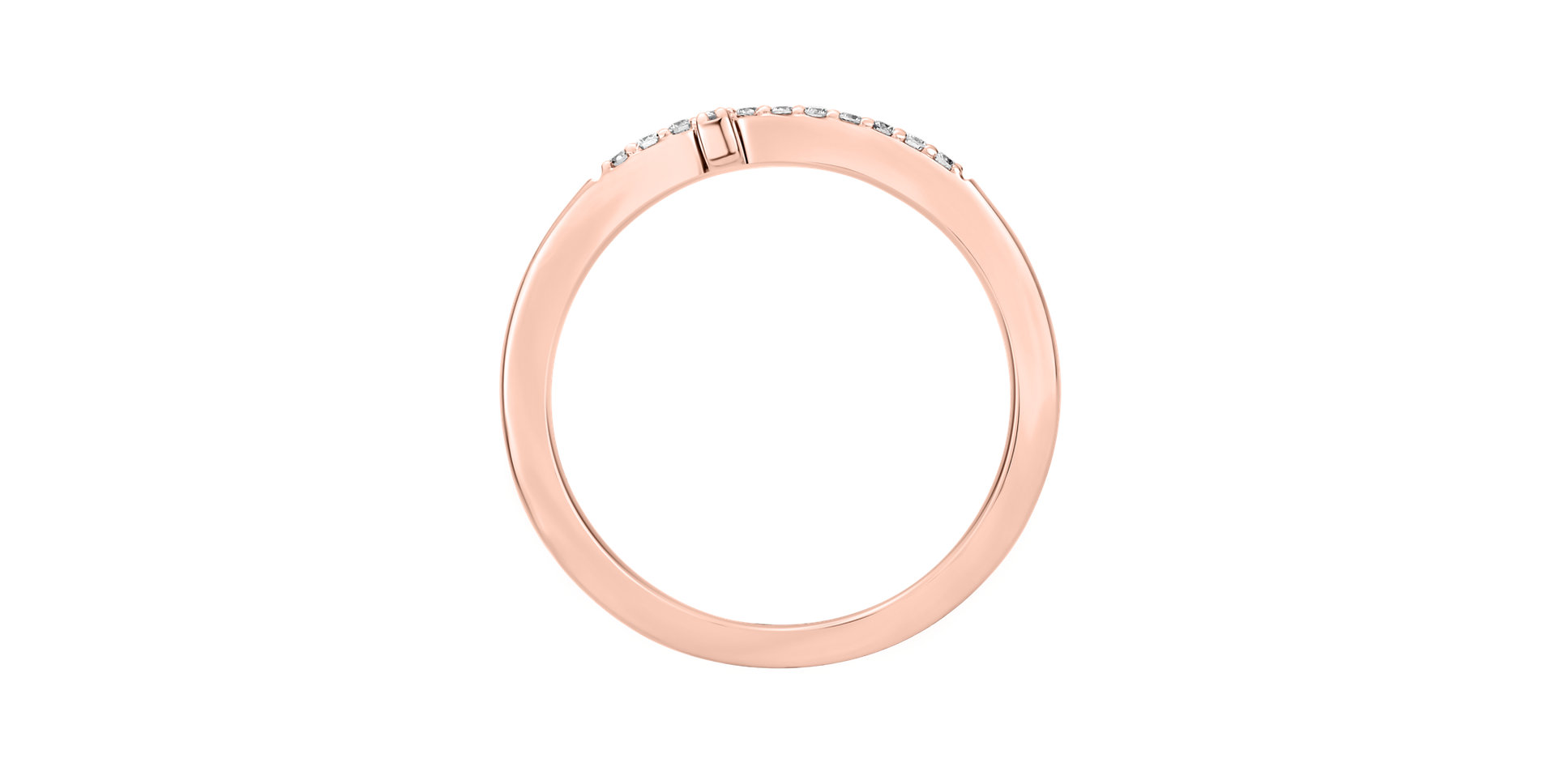 Prsten s diamanty Cross