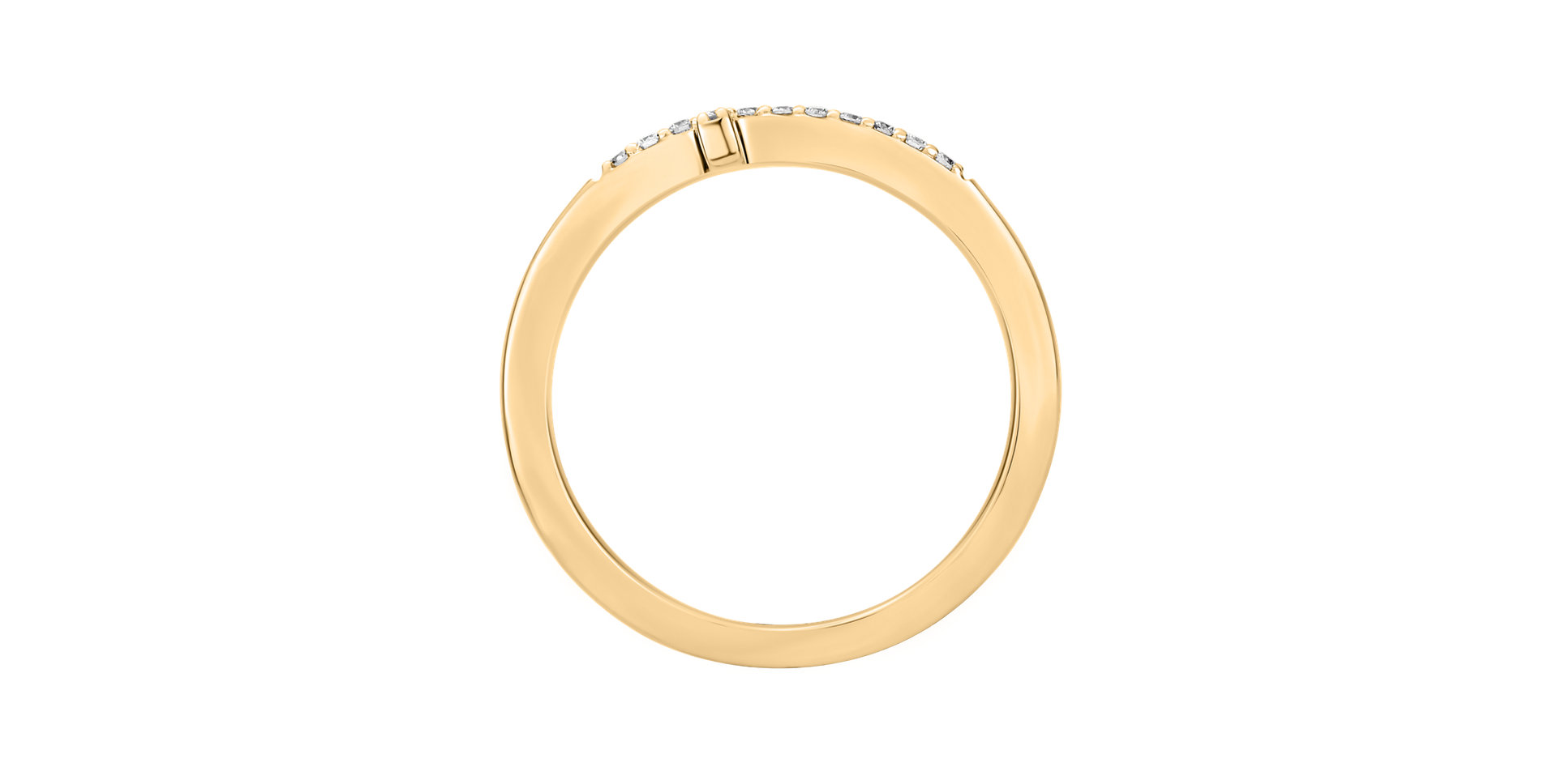 Prsten s diamanty Cross