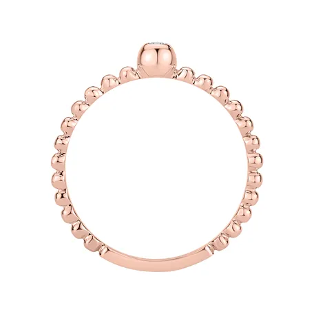 Prsten s diamantem Bubble Kiss