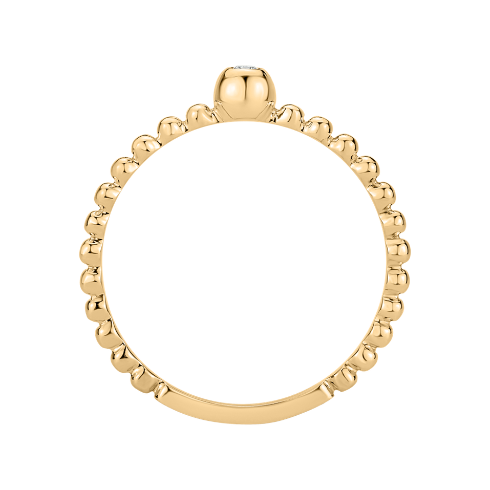 Prsten s diamantem Bubble Kiss