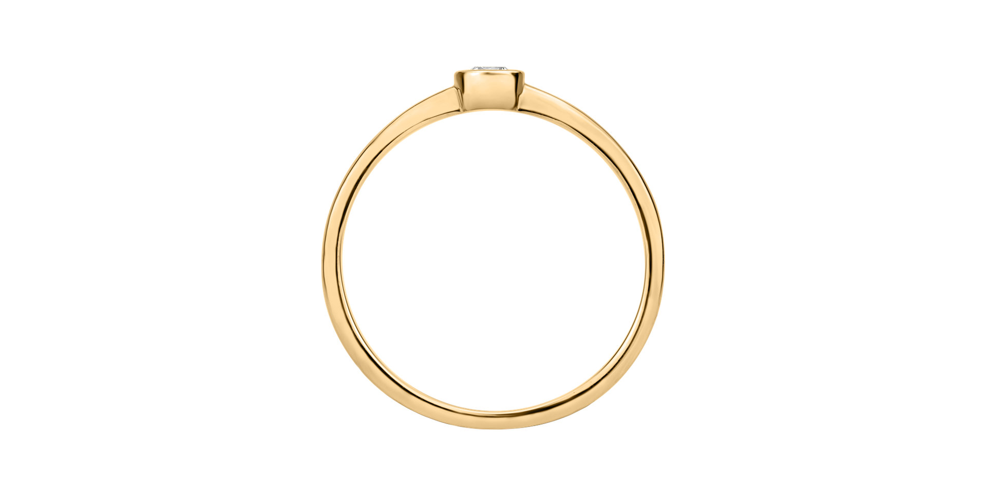 Prsten s diamantem Seductive Glow