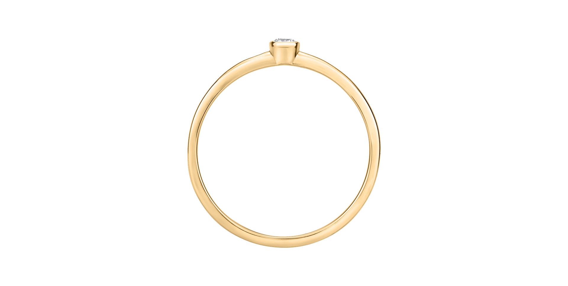 Prsten s diamantem Seductive Glow