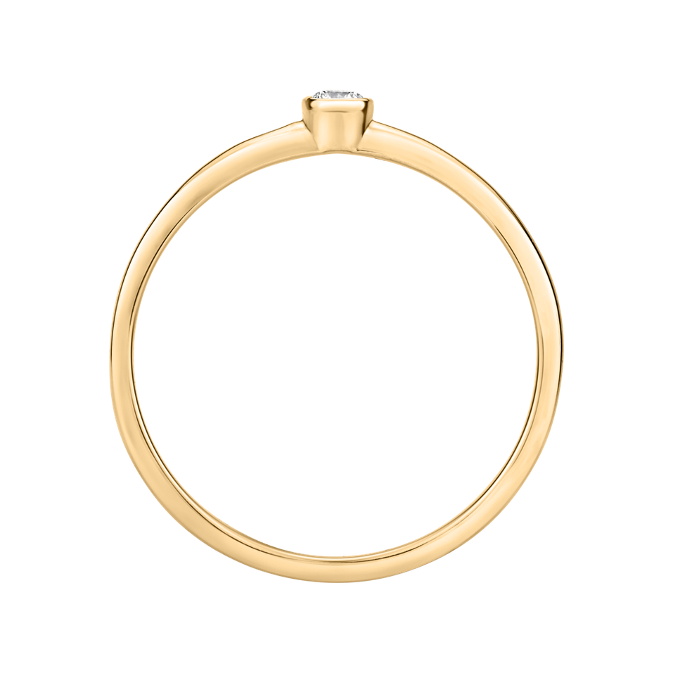 Prsten s diamantem Seductive Glow