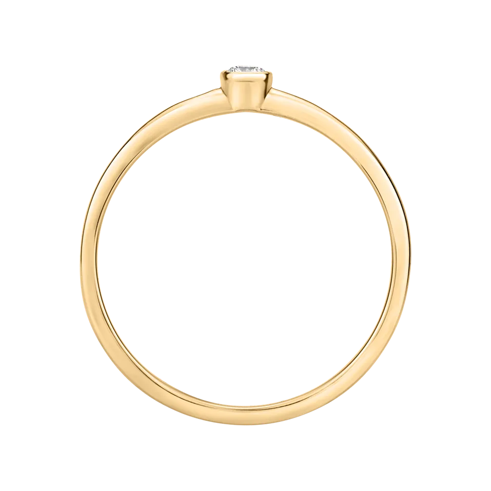 Prsten s diamantem Seductive Glow