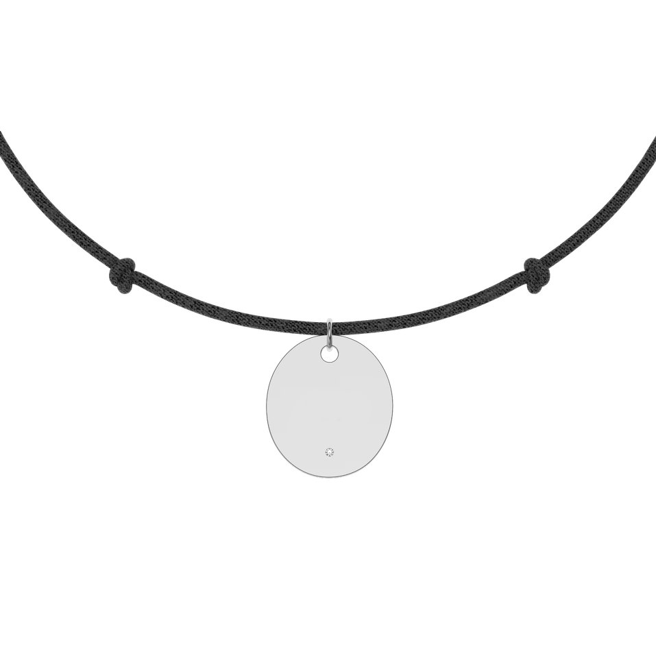 Diamantový náramek se šňůrkou Secret Love