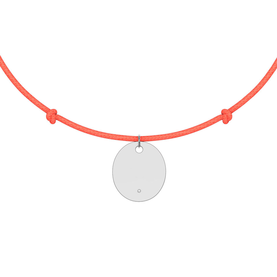 Diamantový náramek se šňůrkou Secret Love