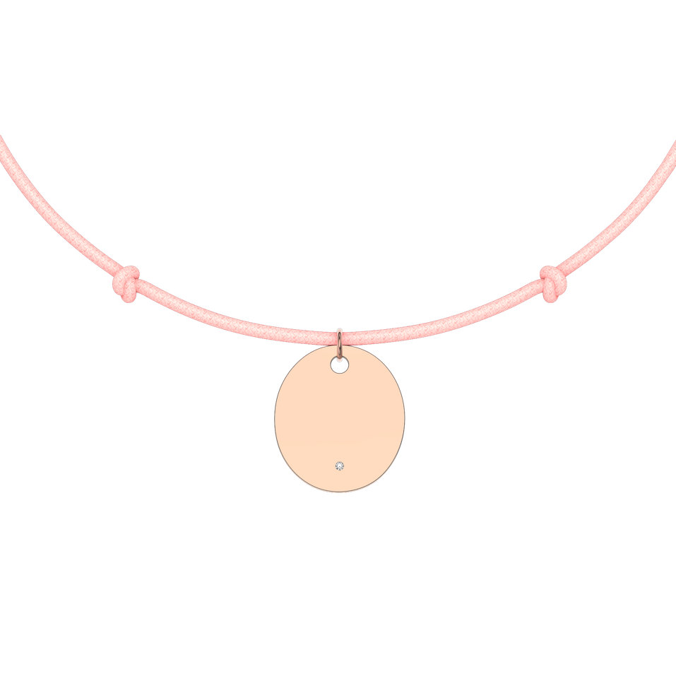 Diamantový náramek se šňůrkou Secret Love