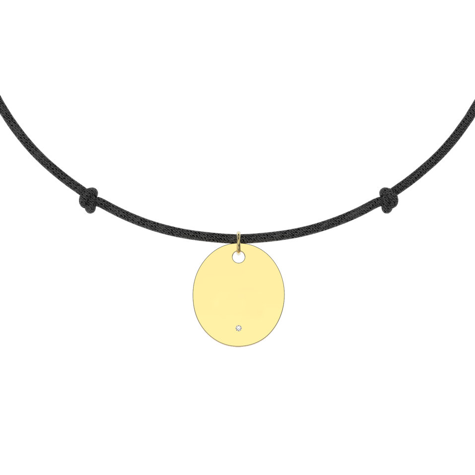 Diamantový náramek se šňůrkou Secret Love