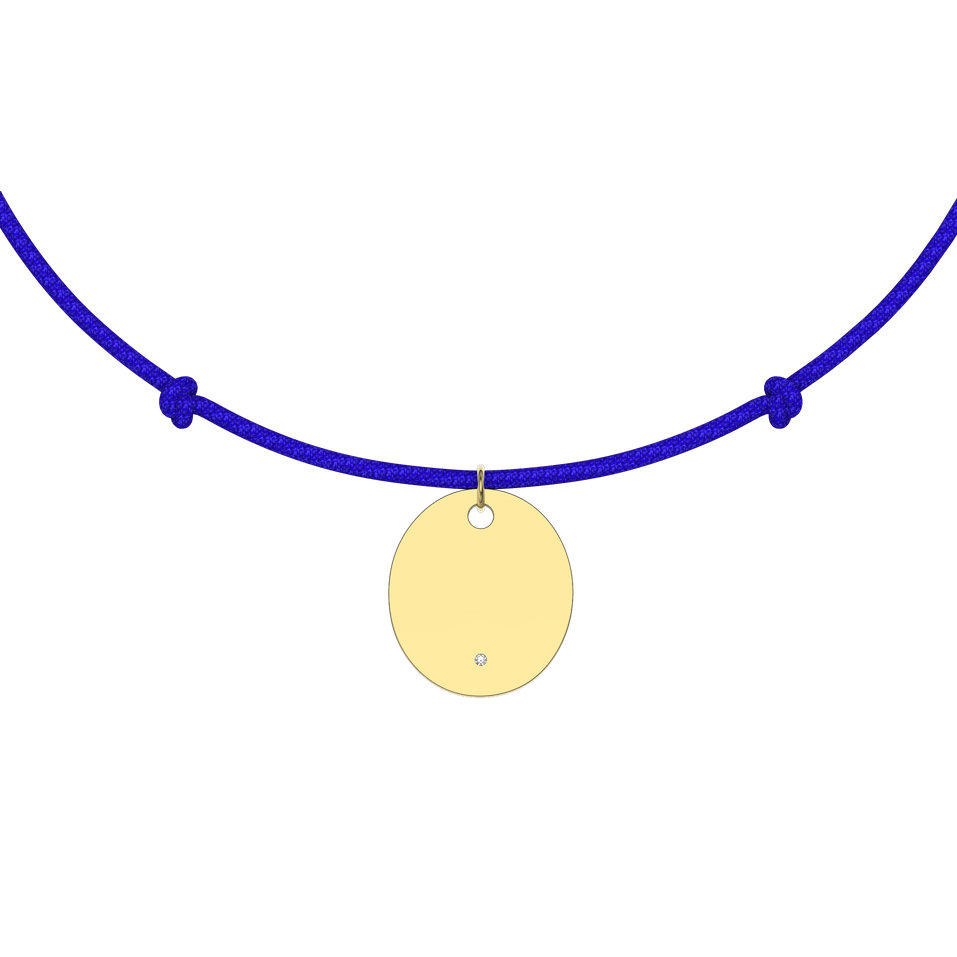 Diamantový náramek se šňůrkou Secret Love