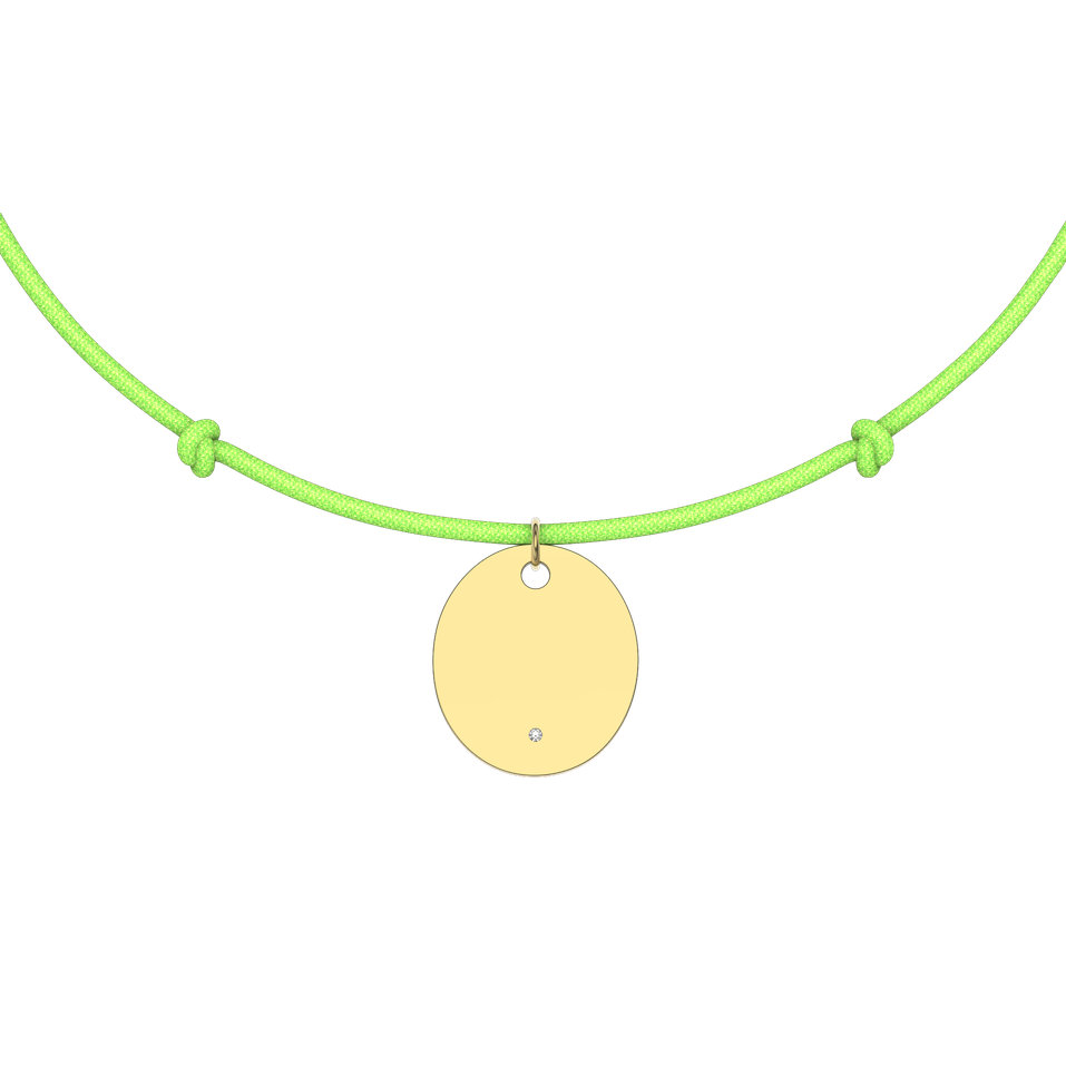 Diamantový náramek se šňůrkou Secret Love