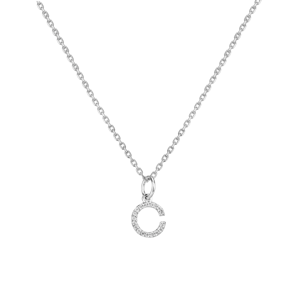 Přívěsek s diamanty Line Glitter  C